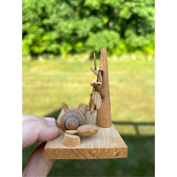 Borodin & Byliniak Detailed Wood Art Polish Figure Plague. - Picture 9 of 12